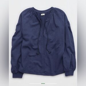 Aerie Women’s Easy StreetSweatshirt Fresh Bright Size M